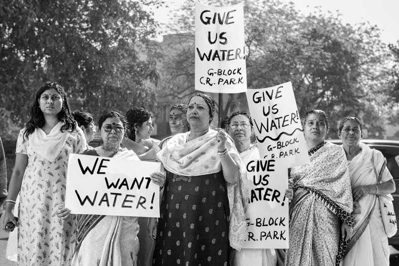 Human Right to Water in Delhi - A demonstration for (re)gaining water access in a planned colony